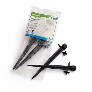 Adjustable Dripper on Spike 360 degree, 4 pack